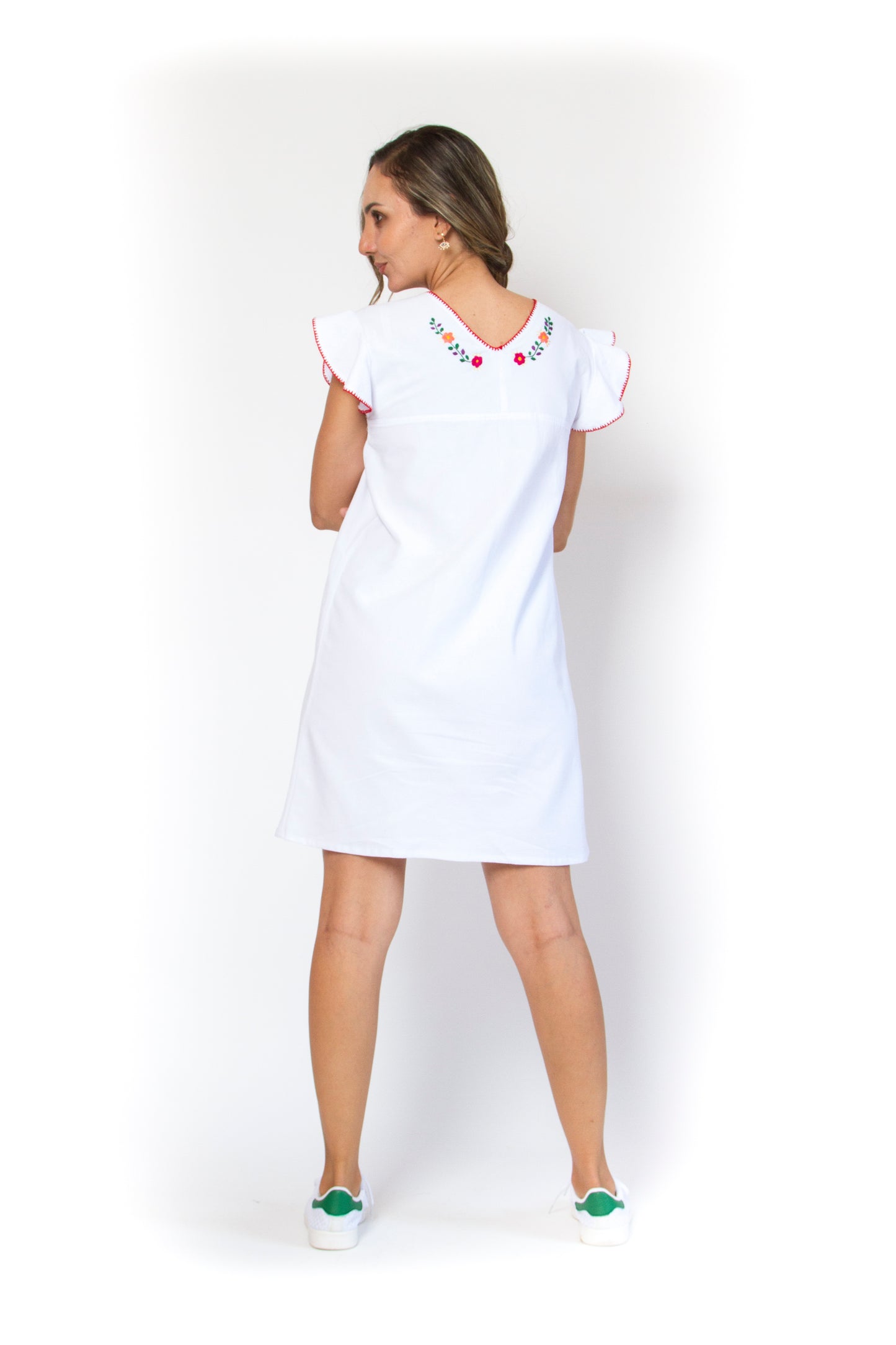 Vestido Artesanal San Antonio Estilizado / Multicolor