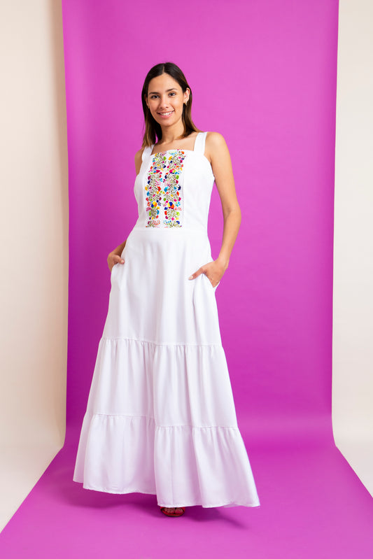 Vestido Artesanal Doralina tirantes