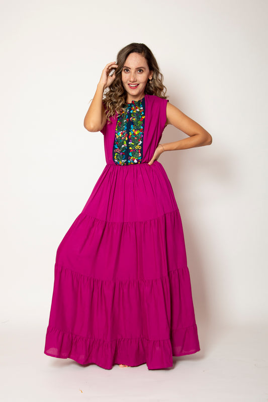 Vestido Artesanal  Doralina